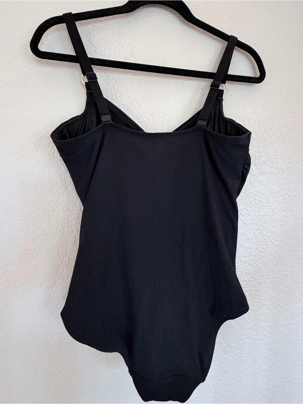 PrimaDonna Swim One Piece Swimsuit Black Ruched Wrap 38C - Picture 4 of 7